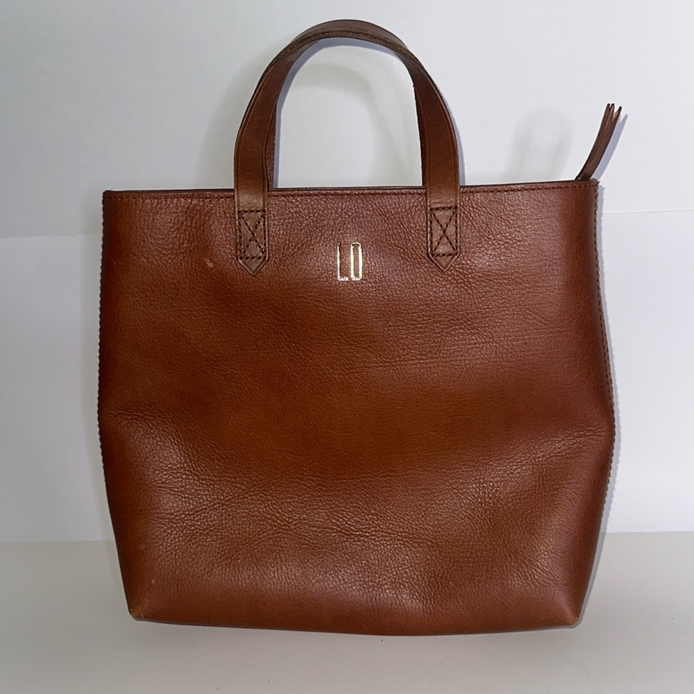 Madewell The Small Transport Tote English Saddle Leather